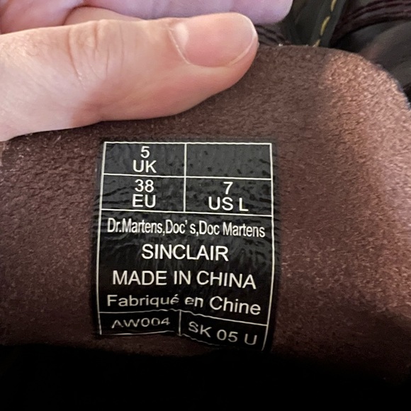 Cherry Arcadia Platform Sinclair Boots by Dr. Martens! - Picture 4 of 4